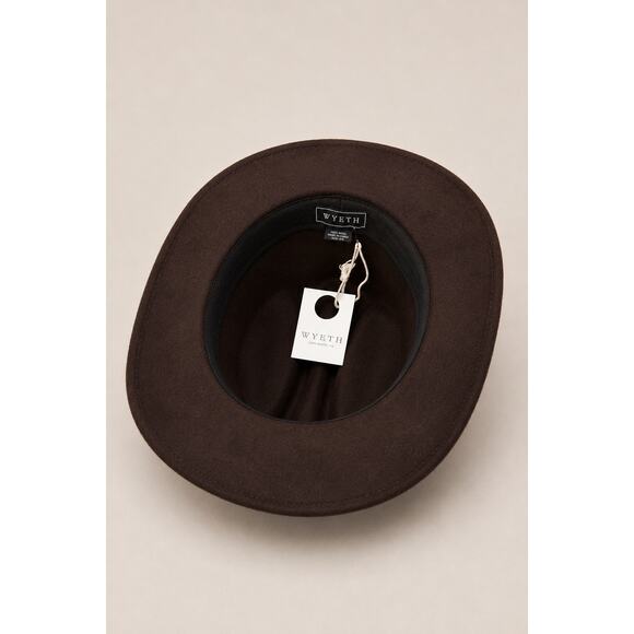 WYETH Brown Wool Rancher / Western Hat – One Size